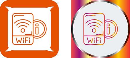 Wifi Signal Icon Design vector