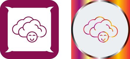 Cloudy Icon Design vector