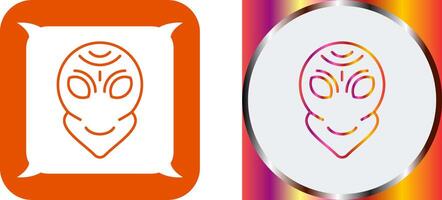 Alien Icon Design vector