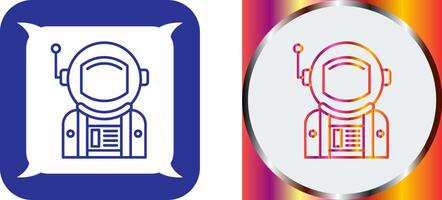 Astronaut Icon Design vector
