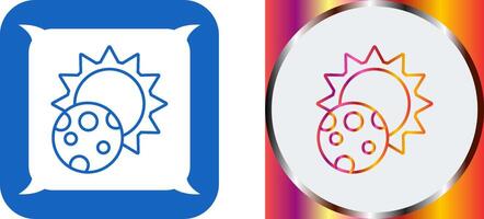 Eclipse Icon Design vector