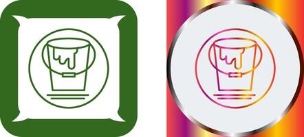 Paint Bucket Icon Design vector