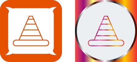 Traffic Cone Icon Design vector