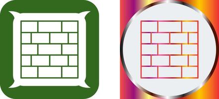 Wall Icon Design vector