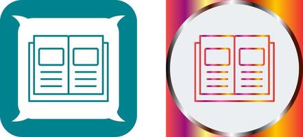 Ebook Icon Design vector