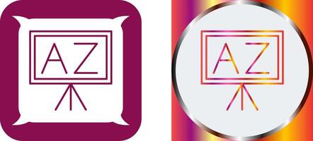 From A To Z Icon Design vector