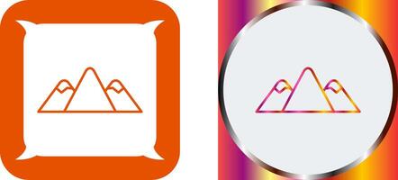 Mountain Icon Design vector