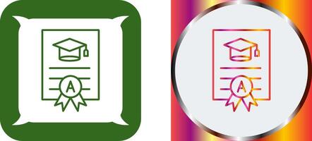 Report Card Icon Design vector