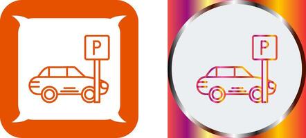 Parking Icon Design vector