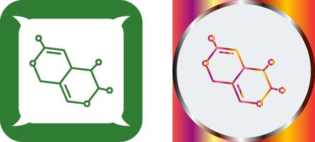 Molecule Icon Design vector