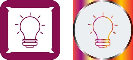 Light Bulb Icon Design vector