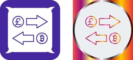 Exchange Icon Design vector