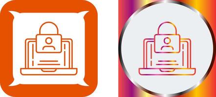 Authentication Icon Design vector