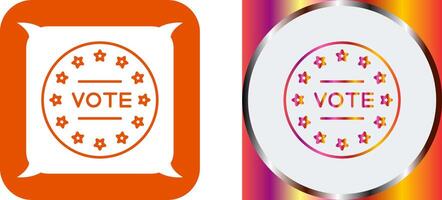 Vote Icon Design vector