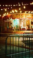 Illuminated Merry Go Round Spinning video