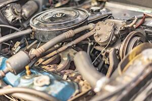 Vintage American Car Engine photo