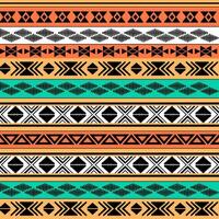 Seamless ethnic pattern. Handmade. Horizontal stripes. illustration vector