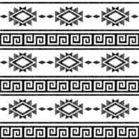 Seamless ethnic pattern. Handmade. Horizontal stripes. illustration vector