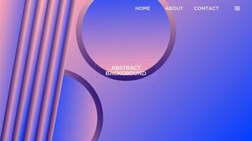 ABSTRACT BLUE PINK BACKGROUND ELEGANT GRADIENT SHAPES SMOOTH LIQUID COLOR DESIGN TEMPLATE GOOD FOR MODERN WEBSITE, WALLPAPER, COVER DESIGN vector