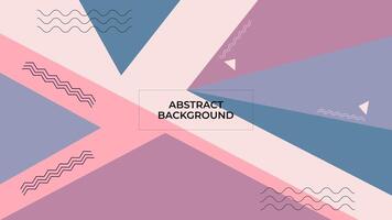 ABSTRACT BACKGROUND WITH GEOMETRIC SHAPES PASTEL FLAT COLOR DESIGN TEMPLATE FOR WALLPAPER, COVER DESIGN, HOMEPAGE DESIGN vector