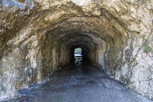 Gallery tunnel on the dolomites 3 photo