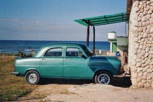 HAVANA CUBA 17 SEPTEMBER 1979 Classic car in Havana photo