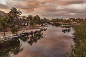 hora naranja en puerto aventuras foto