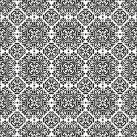 modelo con mandala elementos. intersectando curvo y Derecho negrita rayas formando resumen ornamento en Arábica estilo. arabesco diseño para textil, decoración, fondo de pantalla vector