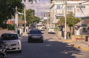 BAYAHIBE DOMINICAN REPUBLIC 23 DECEMBER 2019 Busy streets in Bayahibe photo