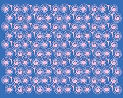 Spin swirl twisted effect pattern layout background vintage textile print art paper wallpaper clip art editable vector