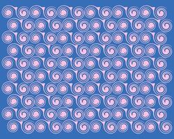 Spin swirl twisted effect pattern layout background vintage textile print art paper wallpaper clip art editable vector