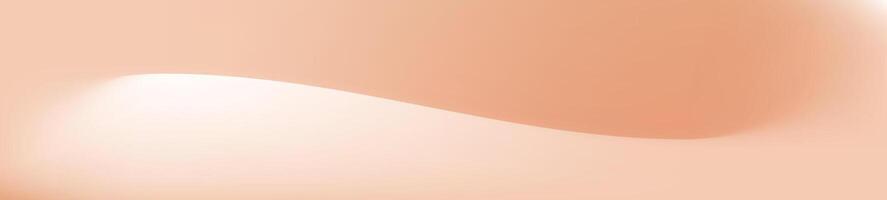 Beige gradient background with smooth cream colors. Champagne soft gradation banner. Flat illustration isolated vector