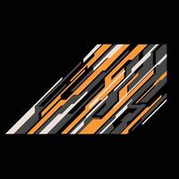 racing car wrapper design. Car modification wrapping background. vector