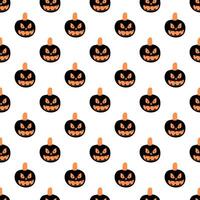 Halloween pumpkin surface pattern design vector