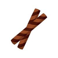 Chocolate Wafer Stick Roll Astor Illustration vector