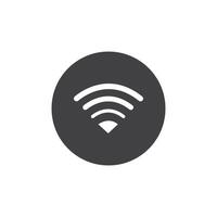 Wireless icon flat design vector