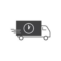 Delivery icon flat design vector