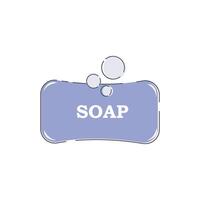 Soap icon flat design vector