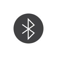 Bluetooth icono plano diseño vector