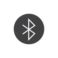 Bluetooth icon flat design vector