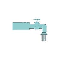 Plumbing logo icon vector