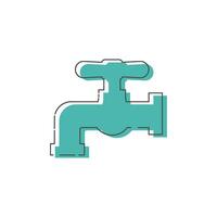 Plumbing logo icon vector