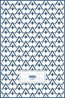 abstract pattern of creative shape of blue triangle vector
