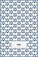 abstract pattern of creative shape of blue triangle vector