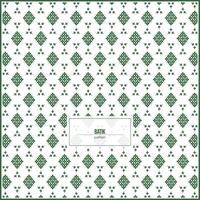 a vintage batik pattern with multiple simple flowers vector