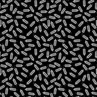 pattern with silhouettes of wheat ears vector