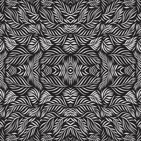 a seamless pattern of graphical leaves vector
