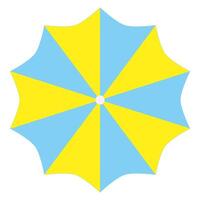 Beach umbrealla illustration vector