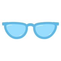 Blue sun glasses vector