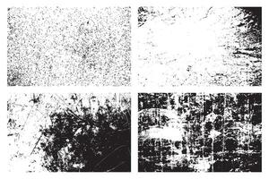 Set of Grunge Textures vector